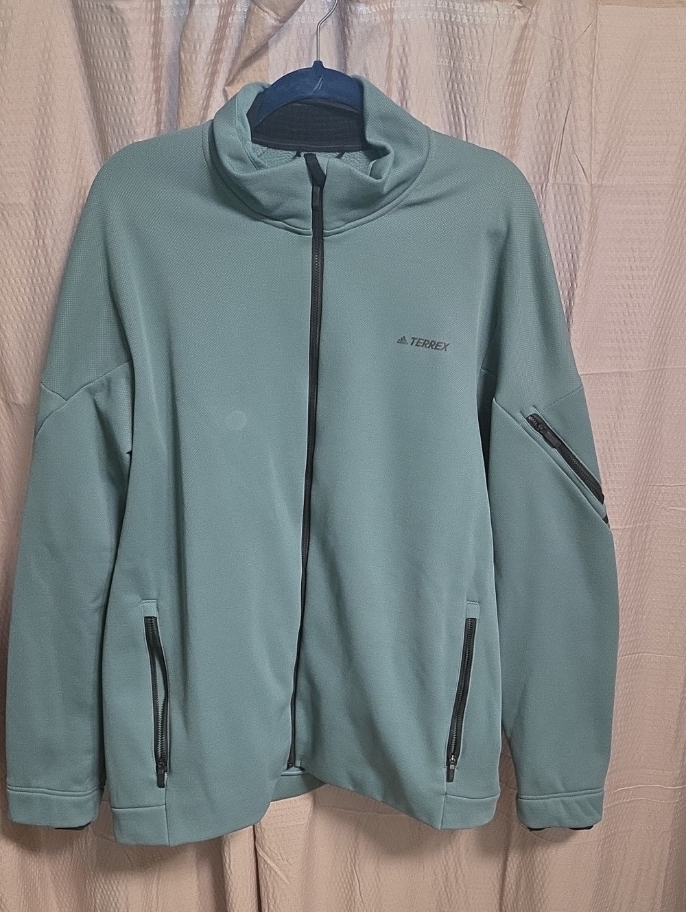 adidas Terrex Mint Green Performance Full-Zip Jacket